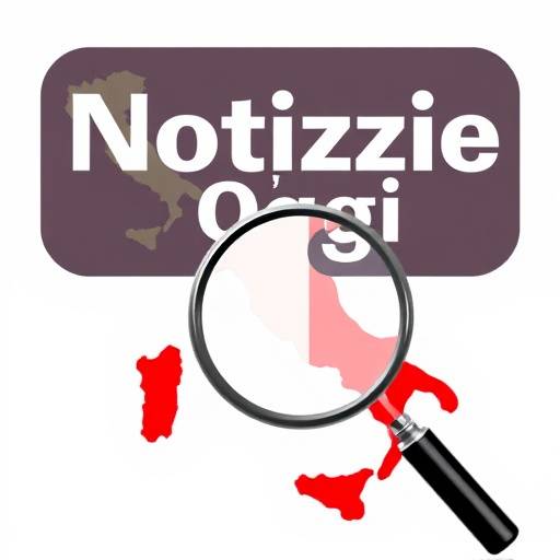 Logo di Notizie Oggi Italia, che mostra una mappa stilizzata dell'Italia con un'icona di una lente di ingrandimento.
